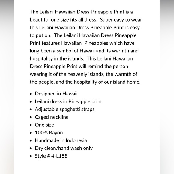 Lailana Pineapple Print Dress for Mom and Daughter 💖 - Picture 5 of 8